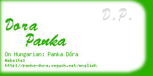 dora panka business card