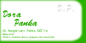 dora panka business card
